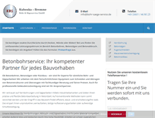 Tablet Screenshot of bohr-saege-service.de
